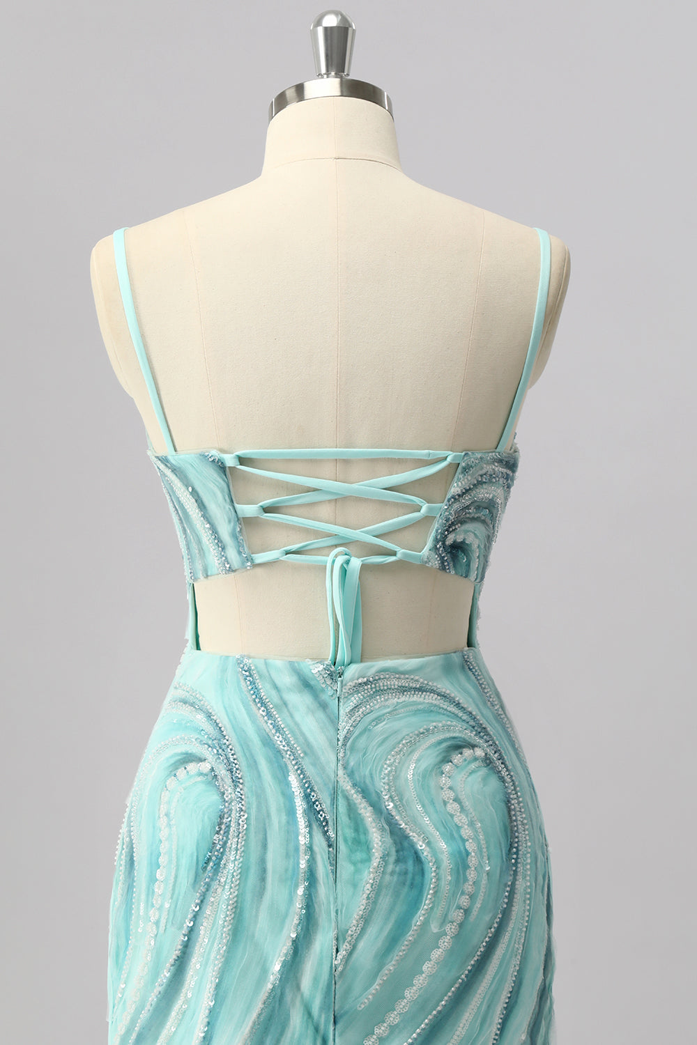 Green Bodycon Sequin Mini Homecoming Dress with Beading