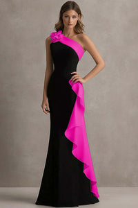 Black and Fuchsia