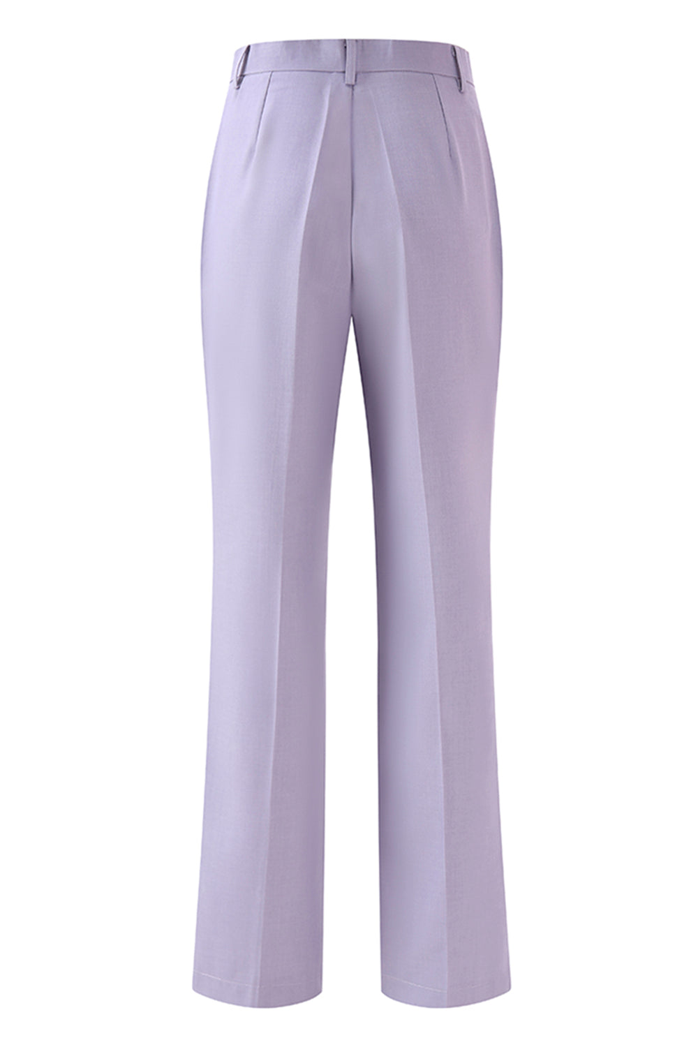 Lilac Peak Lapel Ruched Women Suits with Sash